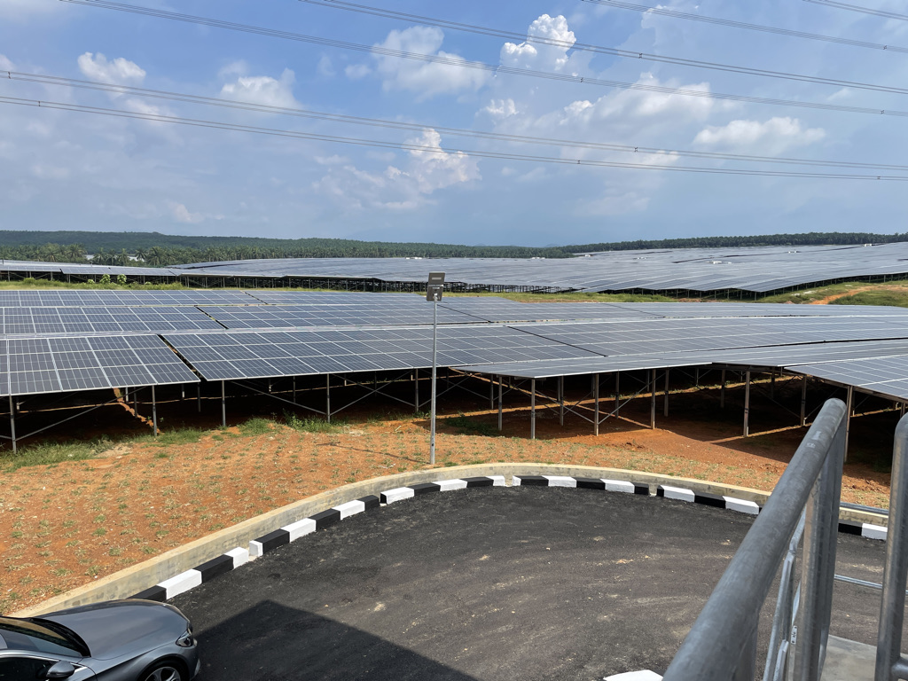 Solarpack Suria Sungai Petani (3SP) solar photovoltaic plant construction site in Sungai Petani, Kedah