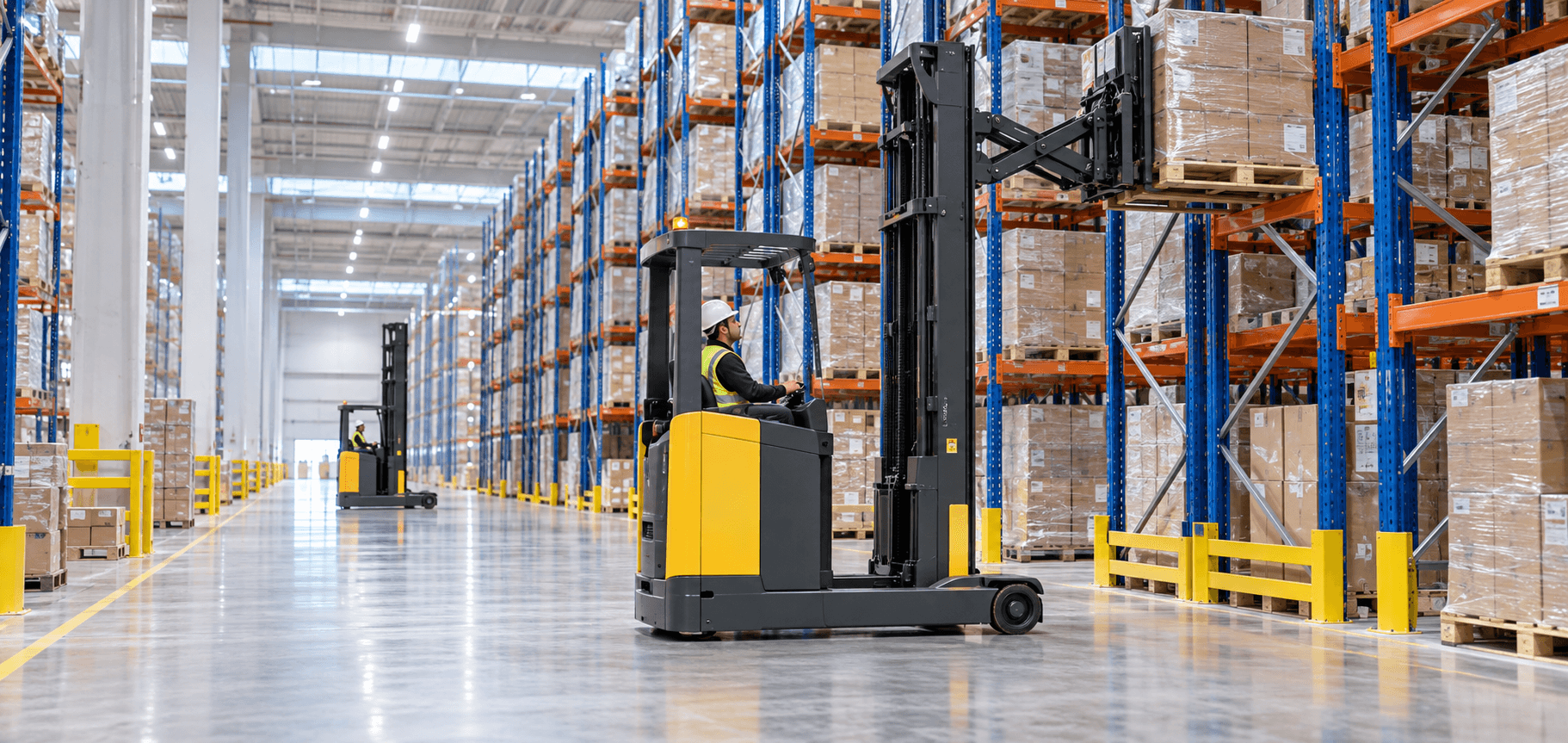 Reach Truck in Warehouse Operations